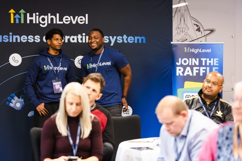 The HighLevel stand at Festival of AI 2026